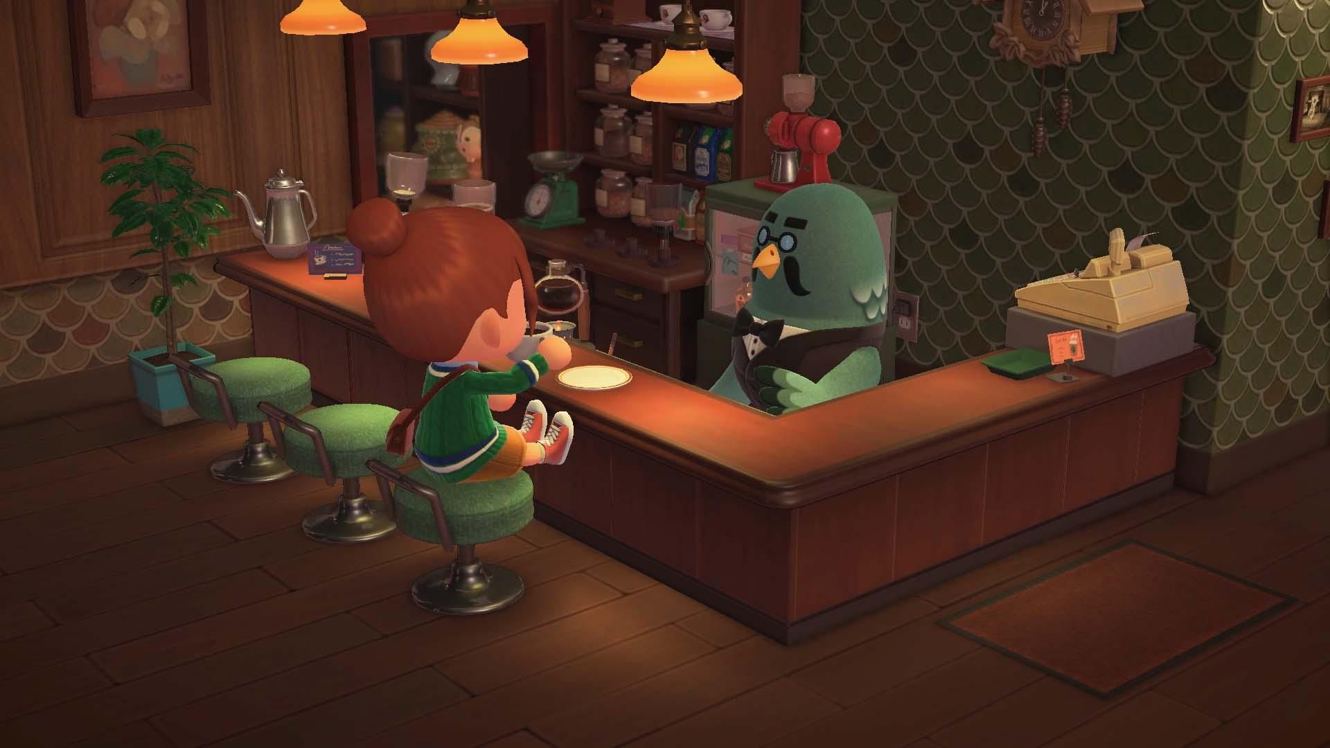 How to Use Amiibo For Characters To Have Coffee At The Roost in ACNH