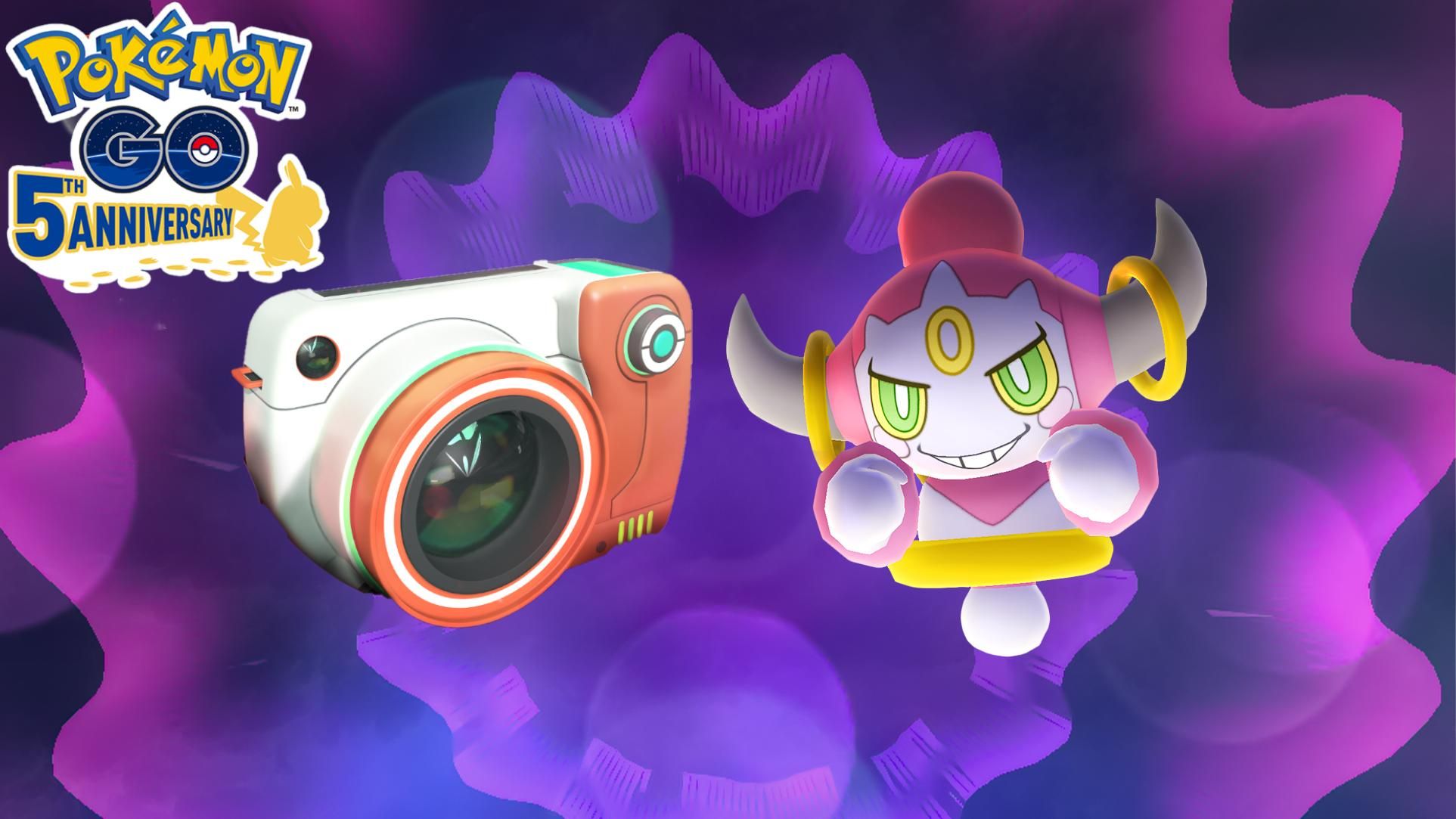 how to take a snapshot of hoopa in the Pokemon GO Mischief Unbound research