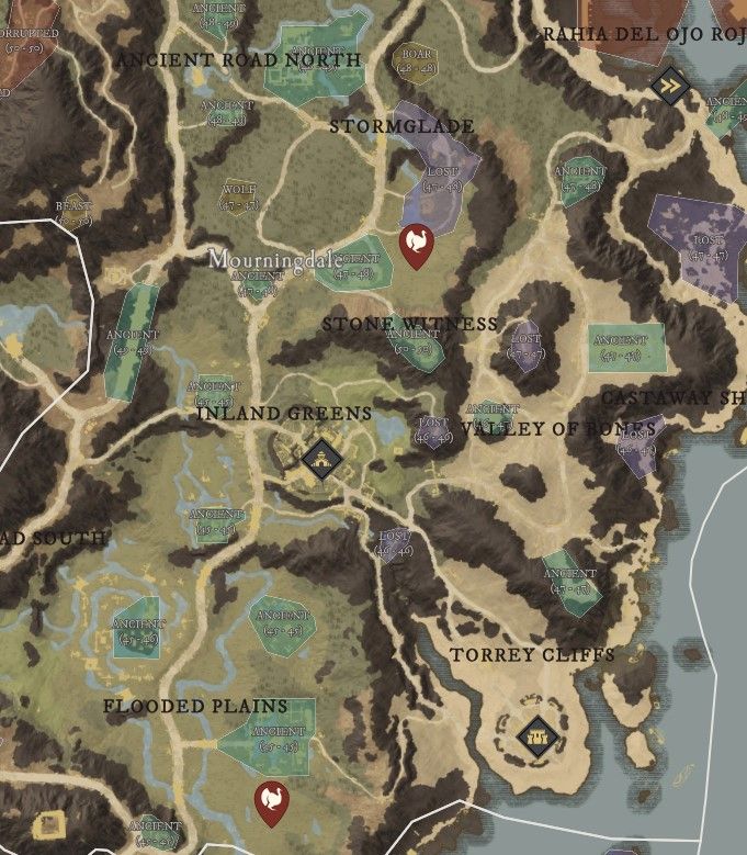 New World Giant Turkey "Turkulon" Locations