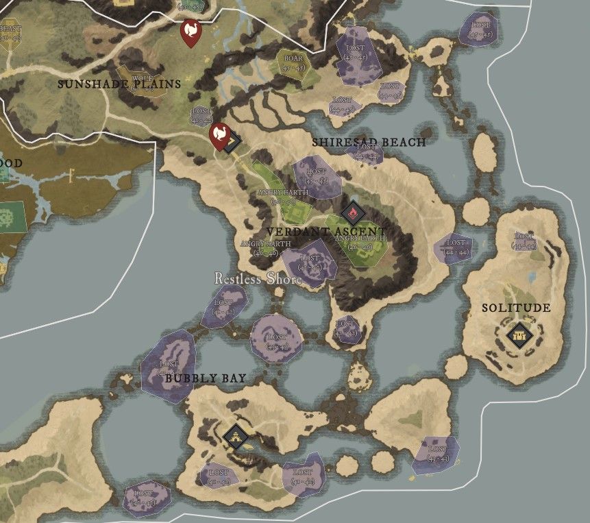 New World Giant Turkey "Turkulon" Locations