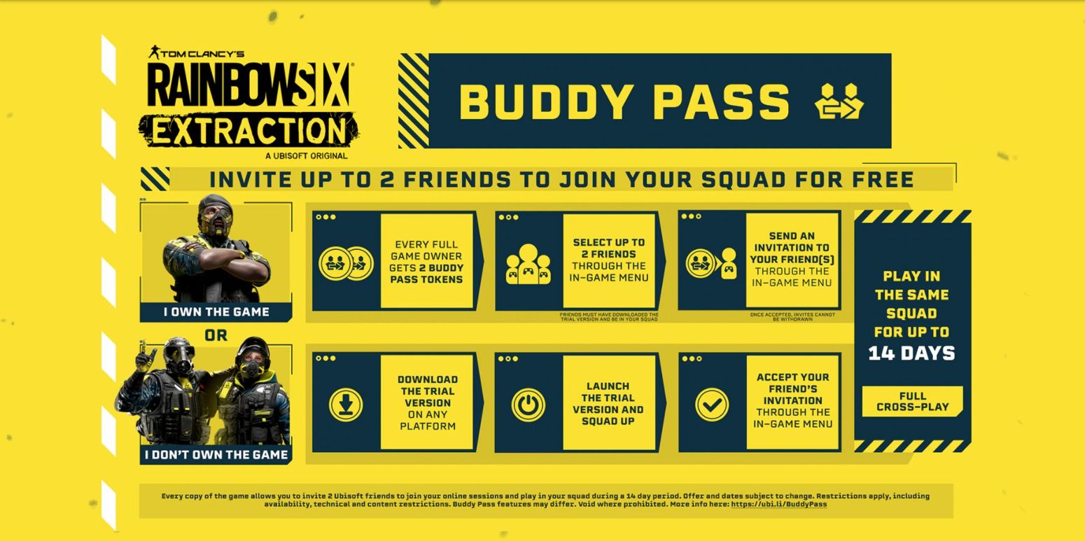 How To Use Rainbow Six Extraction Buddy Pass 2852