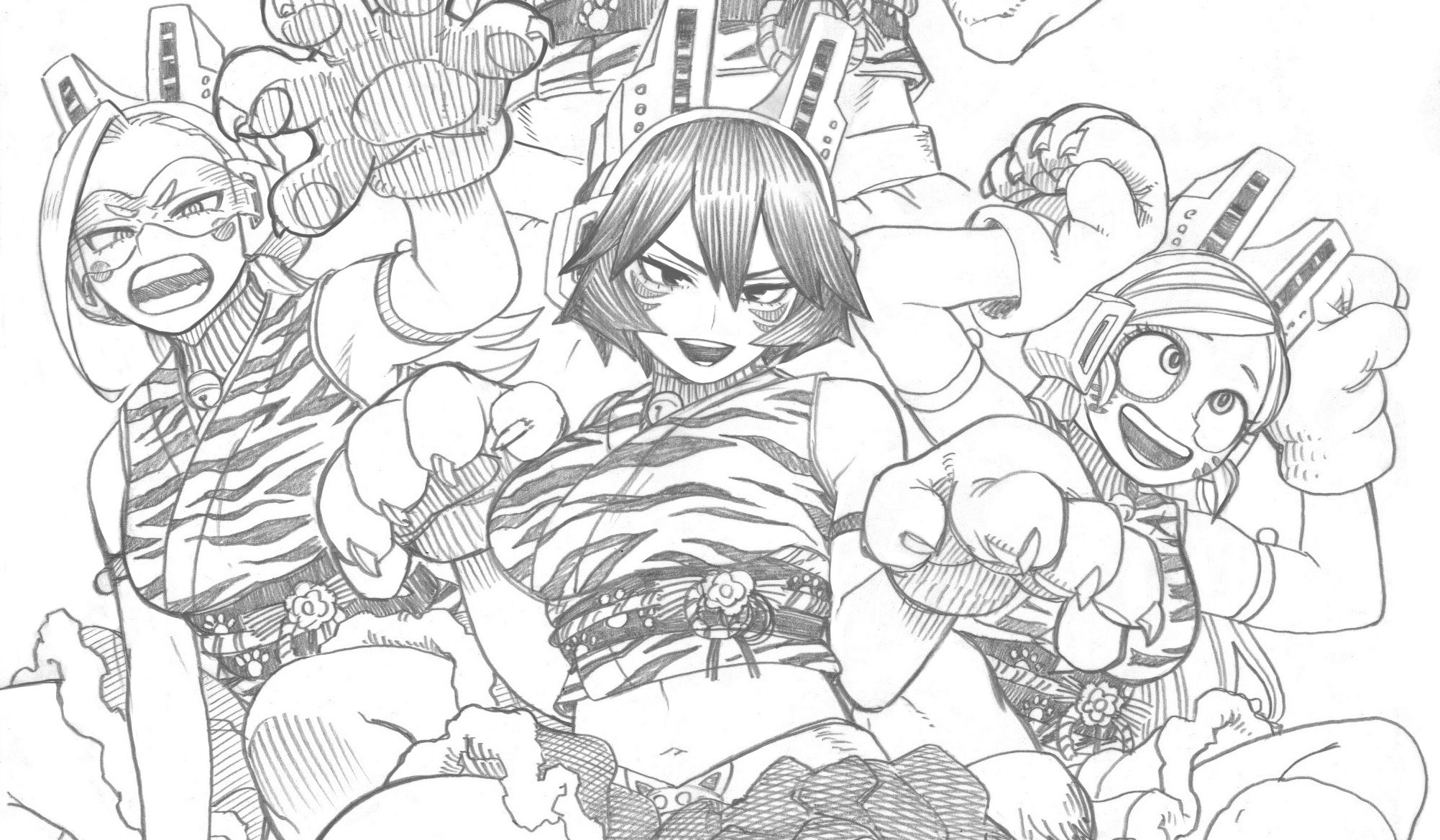Is There a My Hero Academia Battle Royale Game Confirmed horikoshi official art from twitter