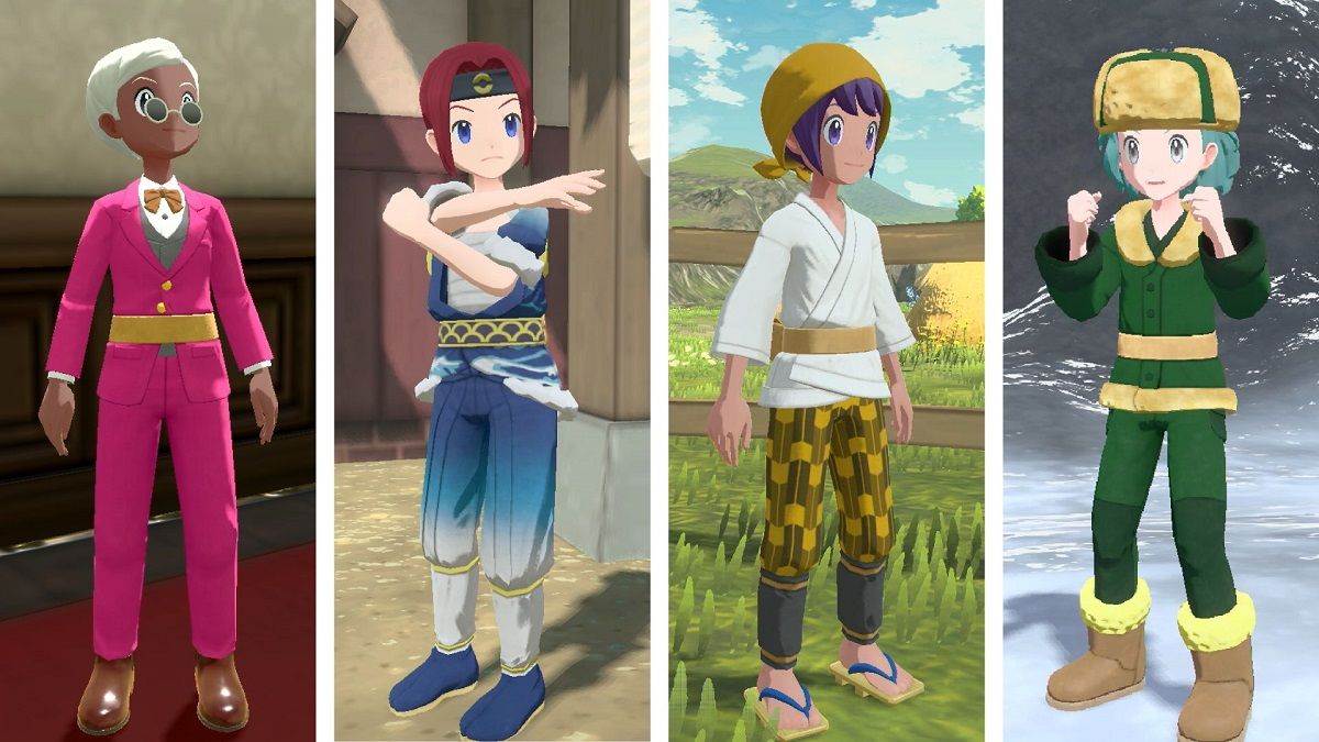 Pokemon Legends Arceus Change Outfits