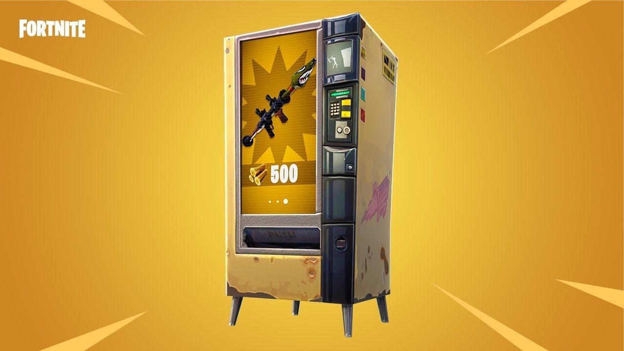 Fortnite Malfunctioning Vending Machine