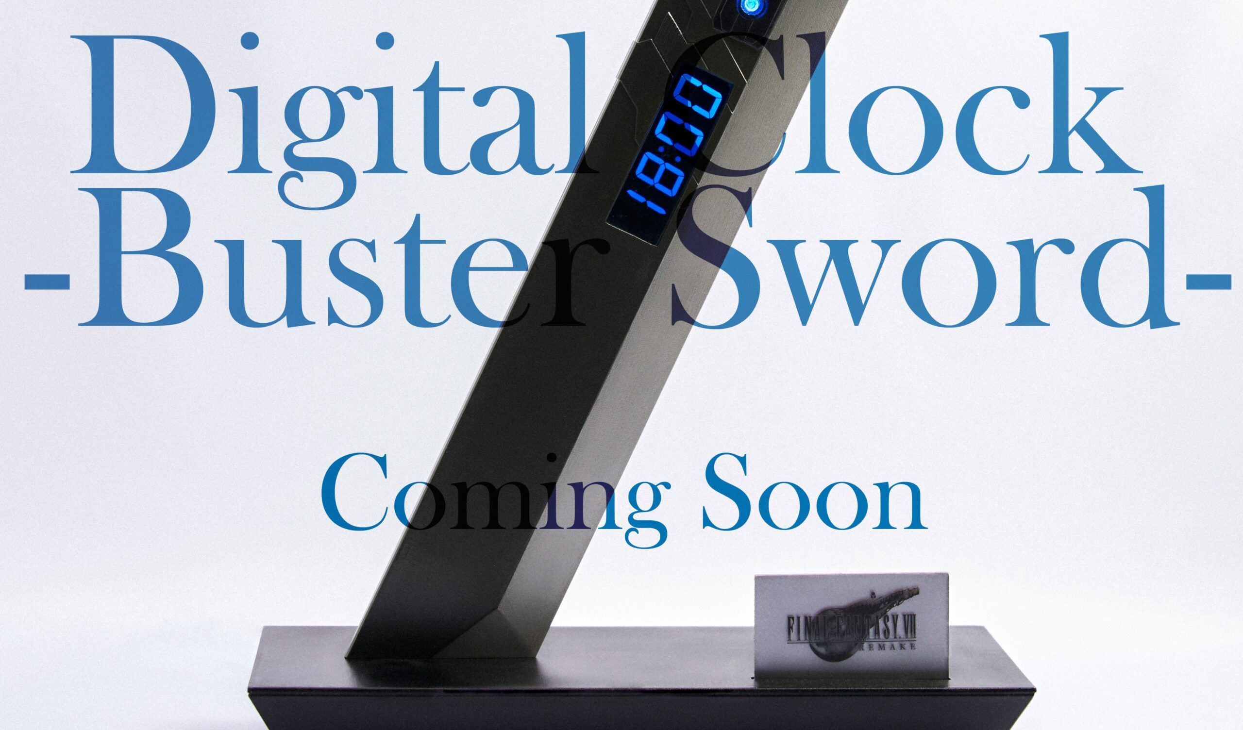 Buster Sword Alarm Clock Revealed For Final Fantasy 7 25th Anniversary