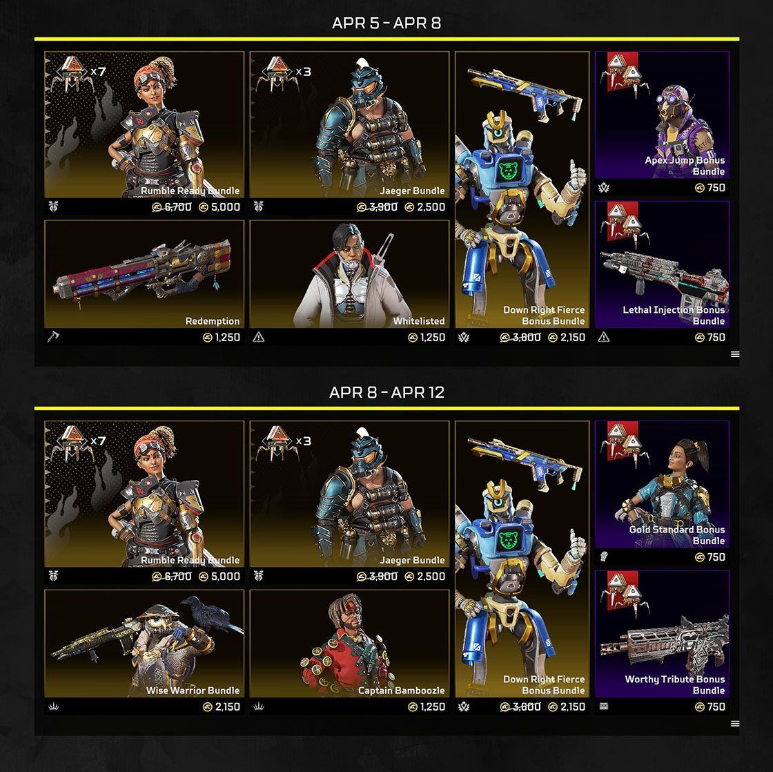 Apex Legends Warriors Collection Event Start Time & Release Date