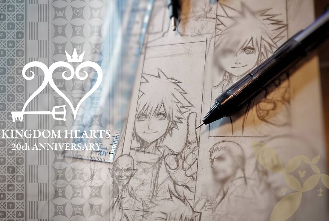 Tetsuya Nomura Teases Kingdom Hearts 20th Anniversary in New Artwork