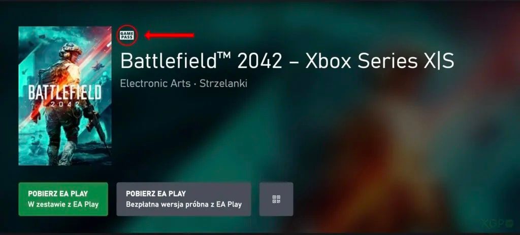 Battlefield 2042 Game Pass Badge