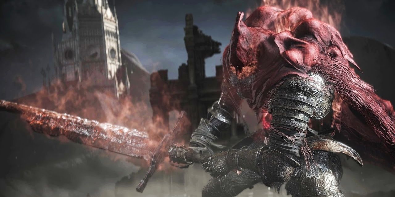 Gael powers up as he wants to take the Dark Soul.