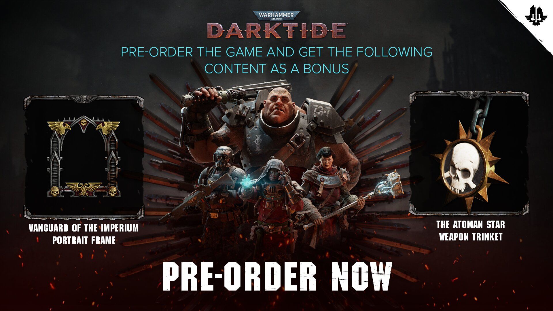 Pre-order bonuses for Warhammer 40k Darktide
