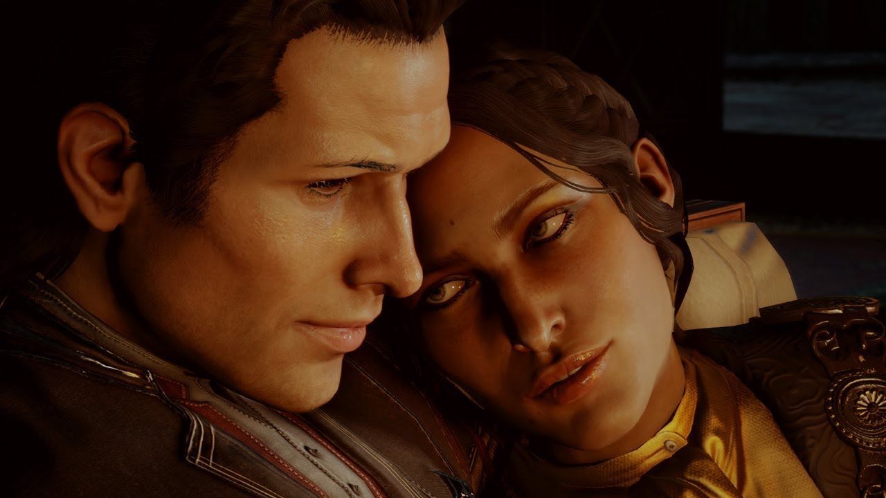 an intimate scene in dragon age inquisition
