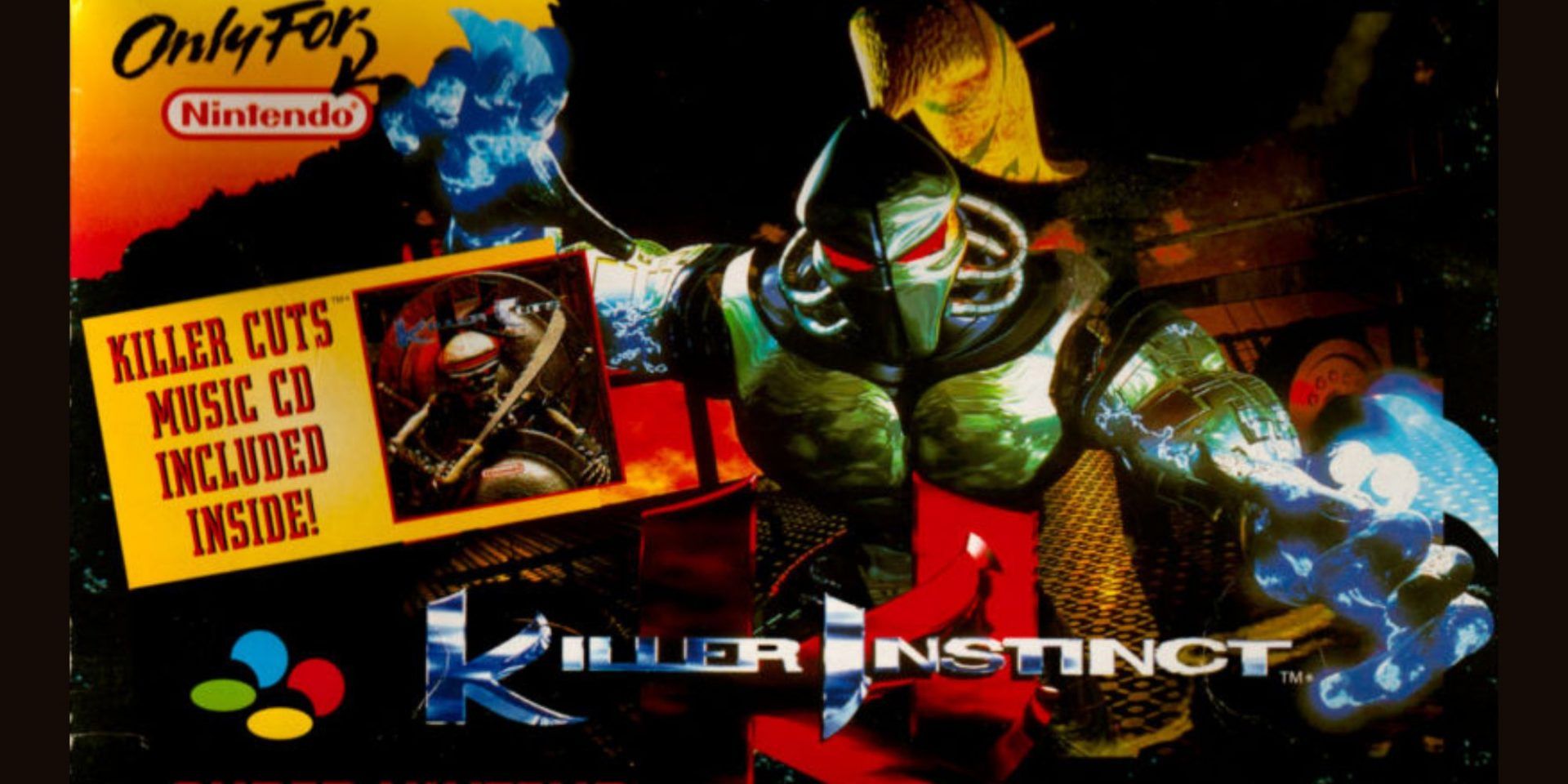 Fulgore ready to viciously attack on the cover of Killer Instinct
