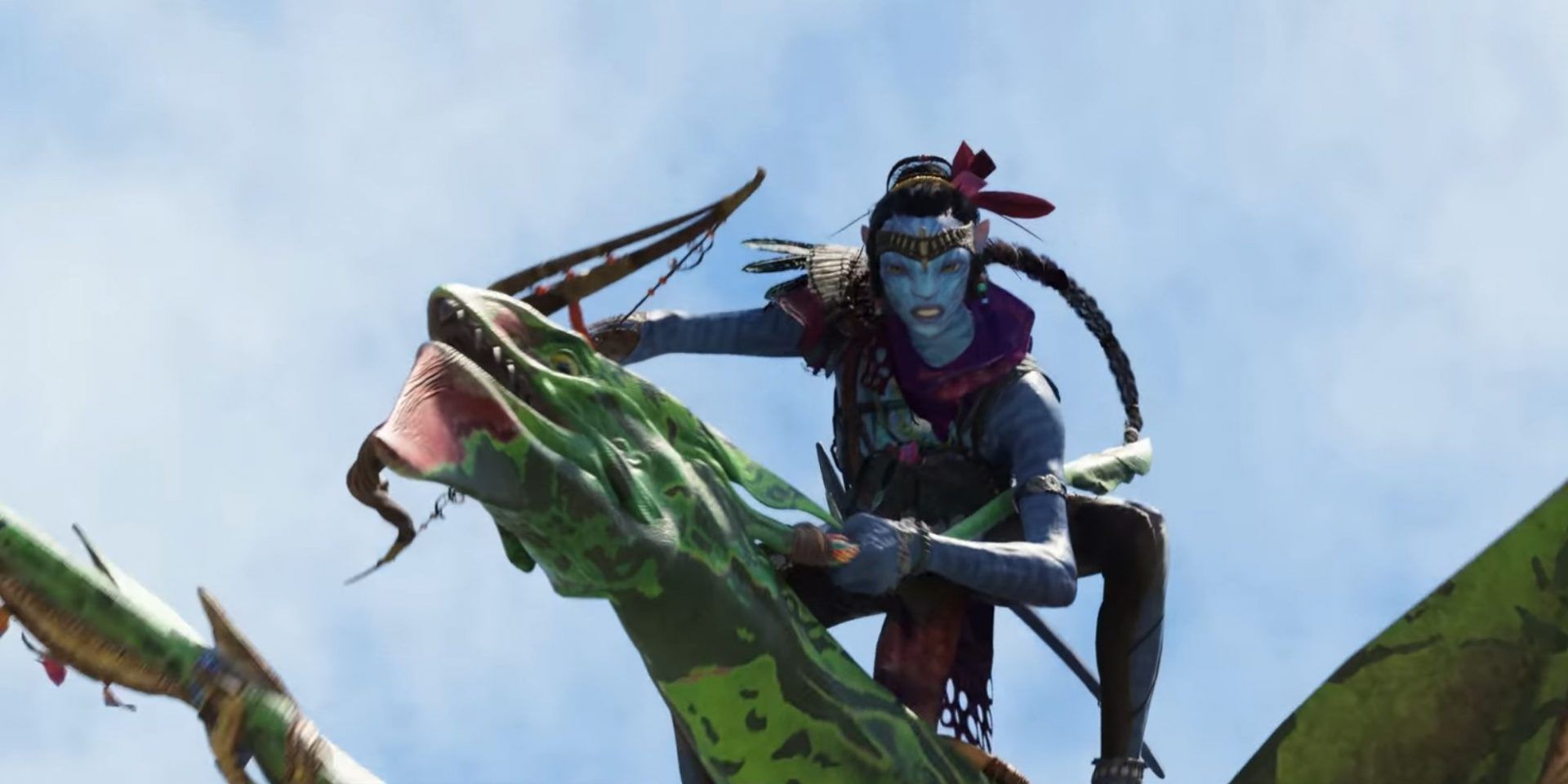 Avatar Frontiers of Pandora Ubisoft Trailer Riding a Dragon