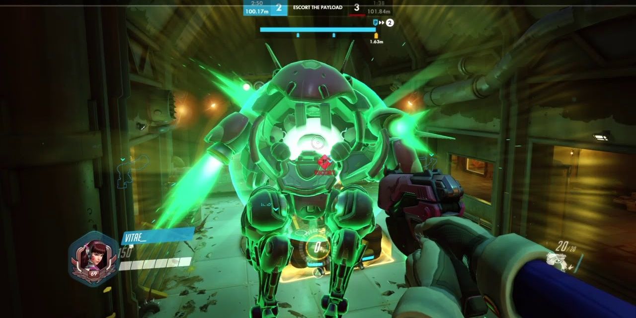 D.VA jumps out of her mech to use her ultimate