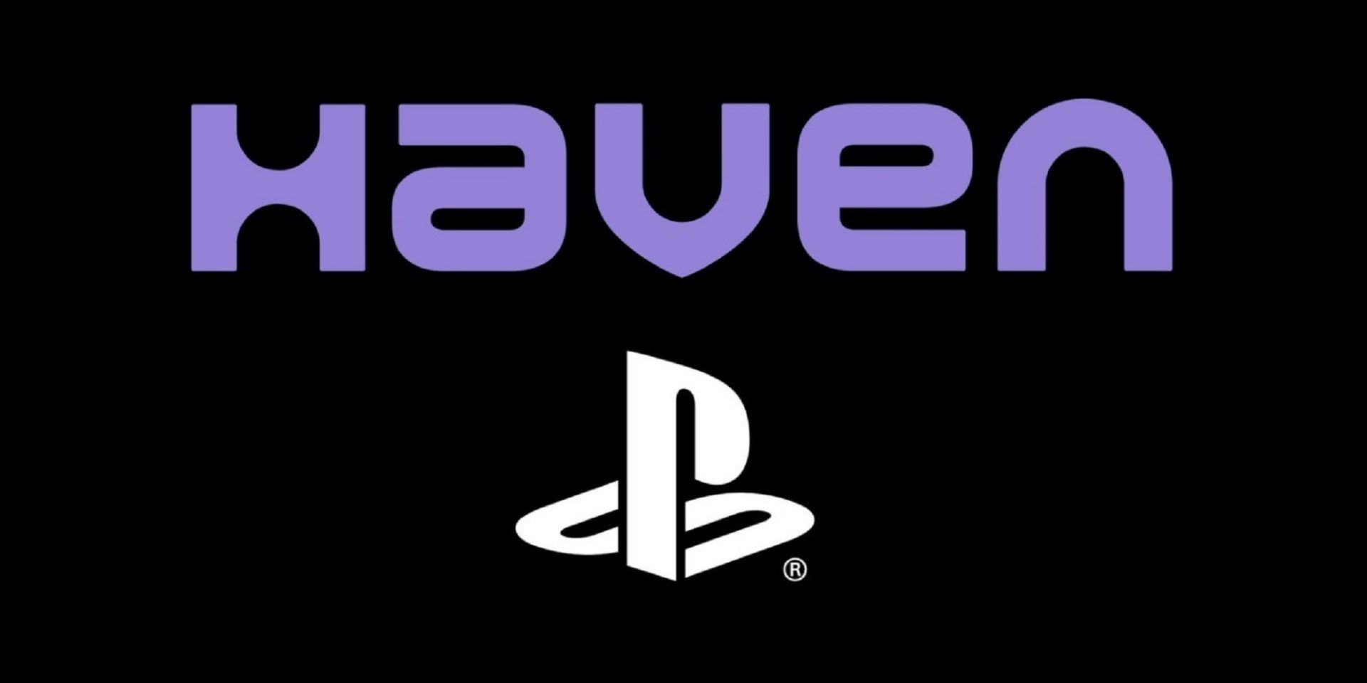 Haven Logo With PlayStation Logo Under It On Black Background 3rd Attempt
