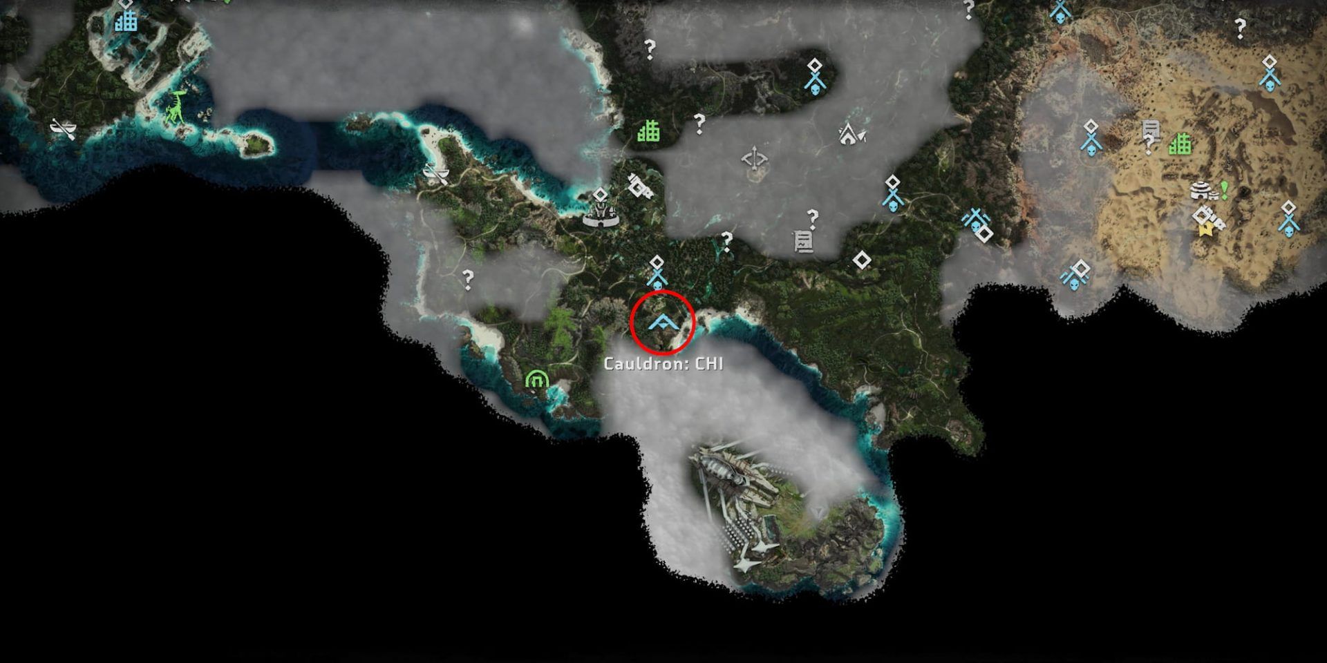 Horizon Forbidden West Cauldron & Override Locations