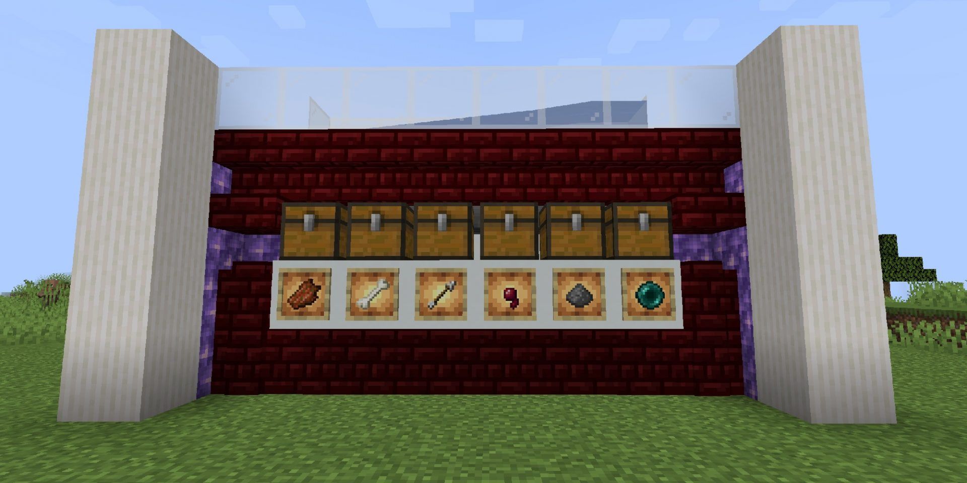 Minecraft - storage area design
