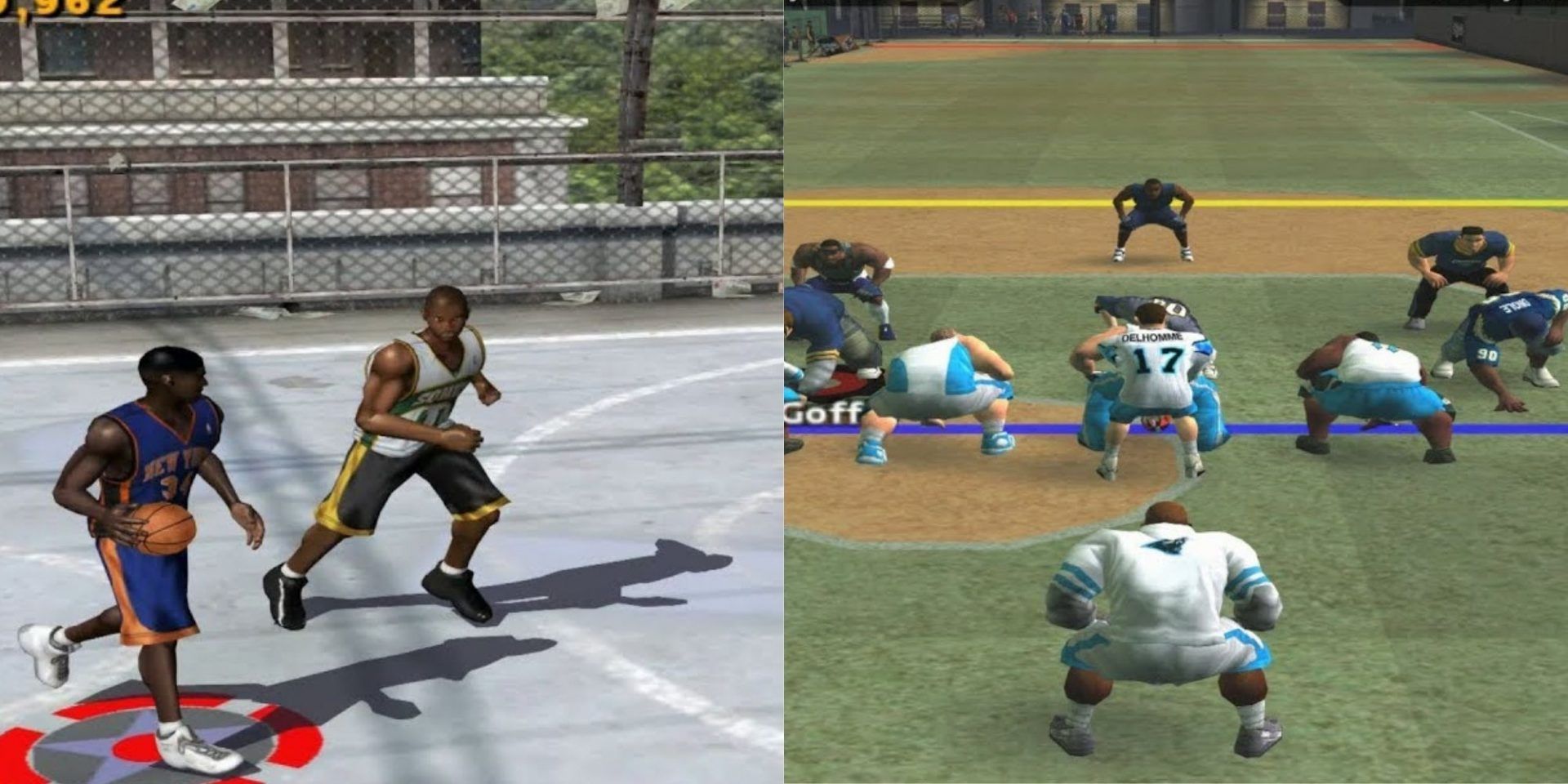 NBA and NFL Street gameplay