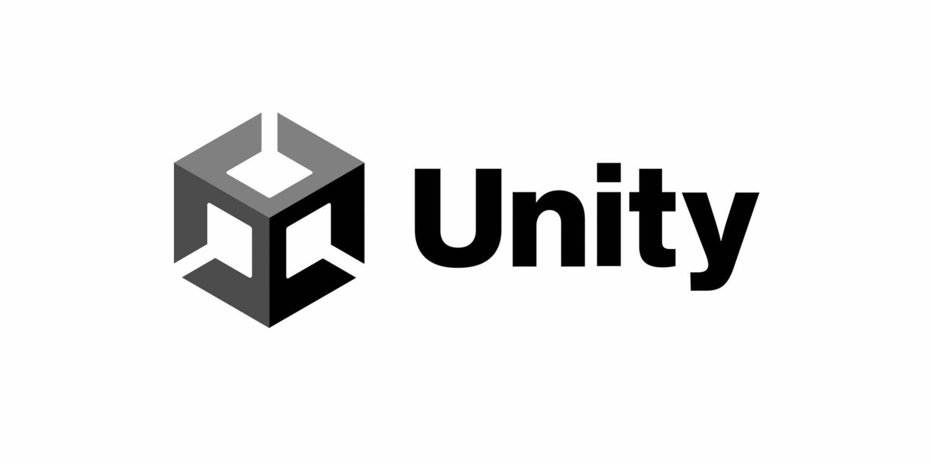 Unity Logo On White Biggest Background