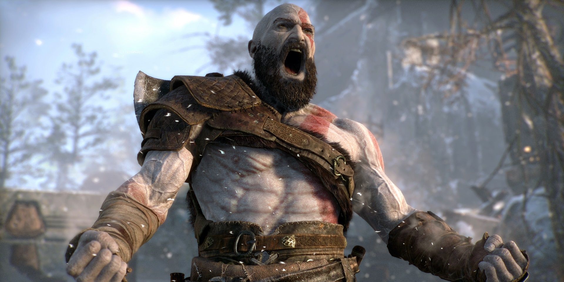 Kratos unleashes his spartan rage