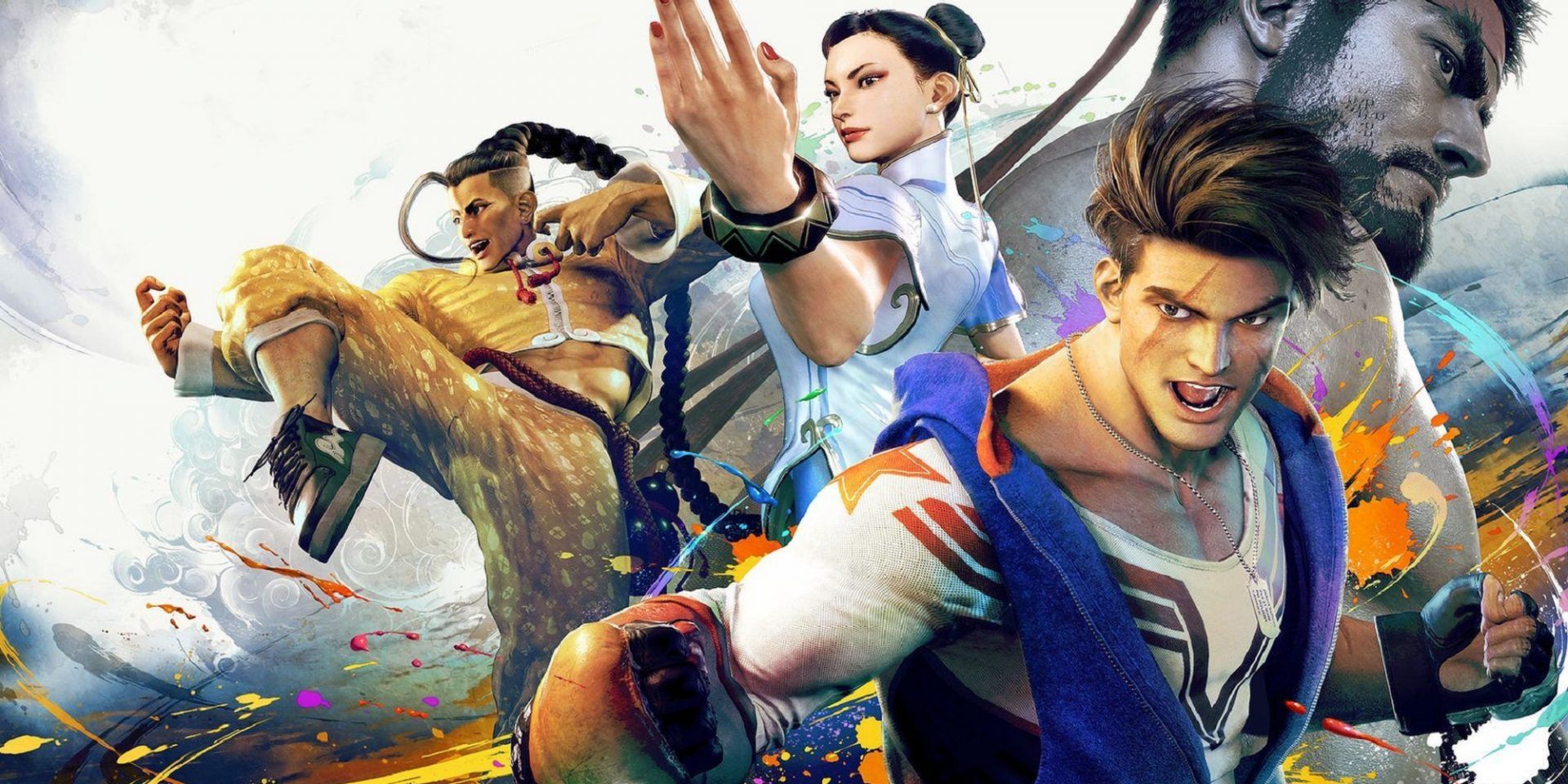 Banner Art For Street Fighter 6 Featuring Ryu Chun Li And Two Others