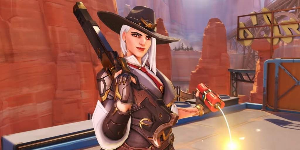 Ashe posing with dynamite