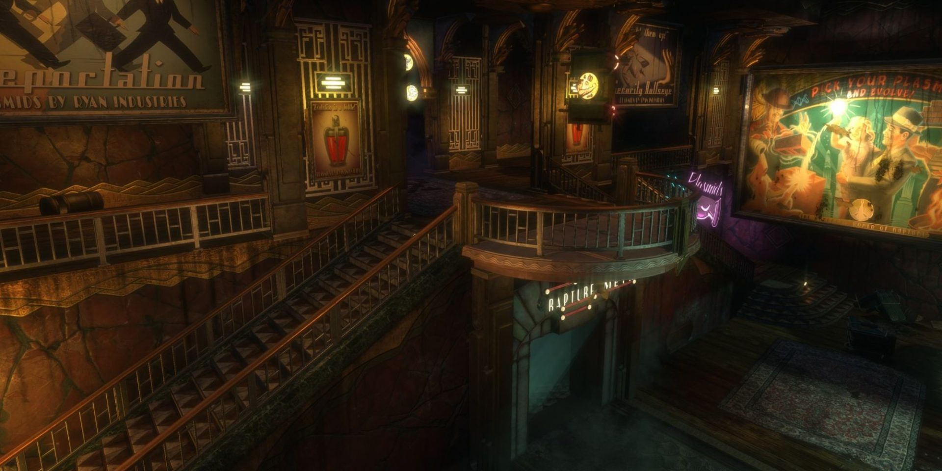 An area of Rapture from BioShock