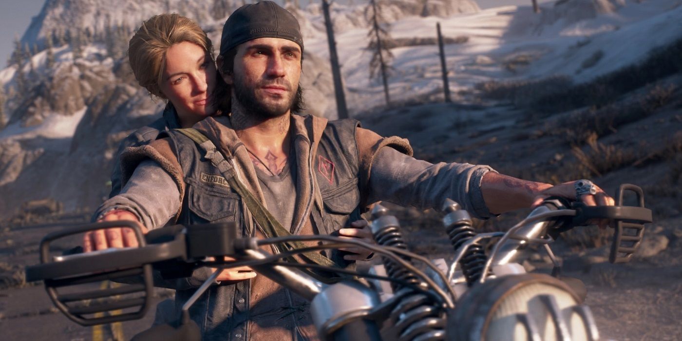 Days Gone Deacon And Sarah On Motorcycle