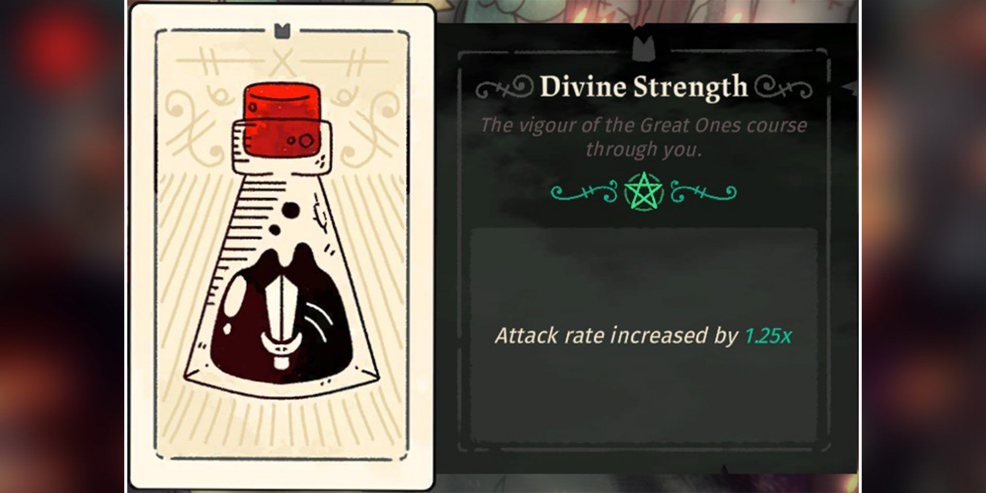 Divine Strength Card In Cult Of The Lamb