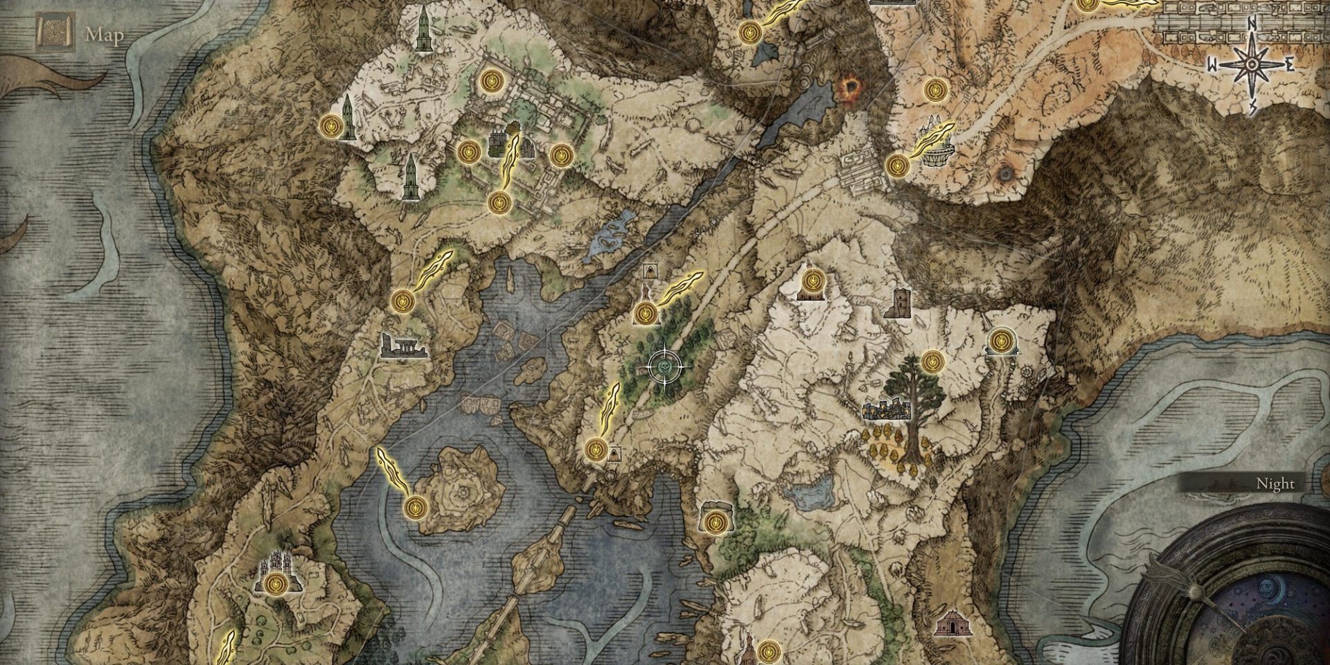 Elden Ring fourth night's cavalry map location