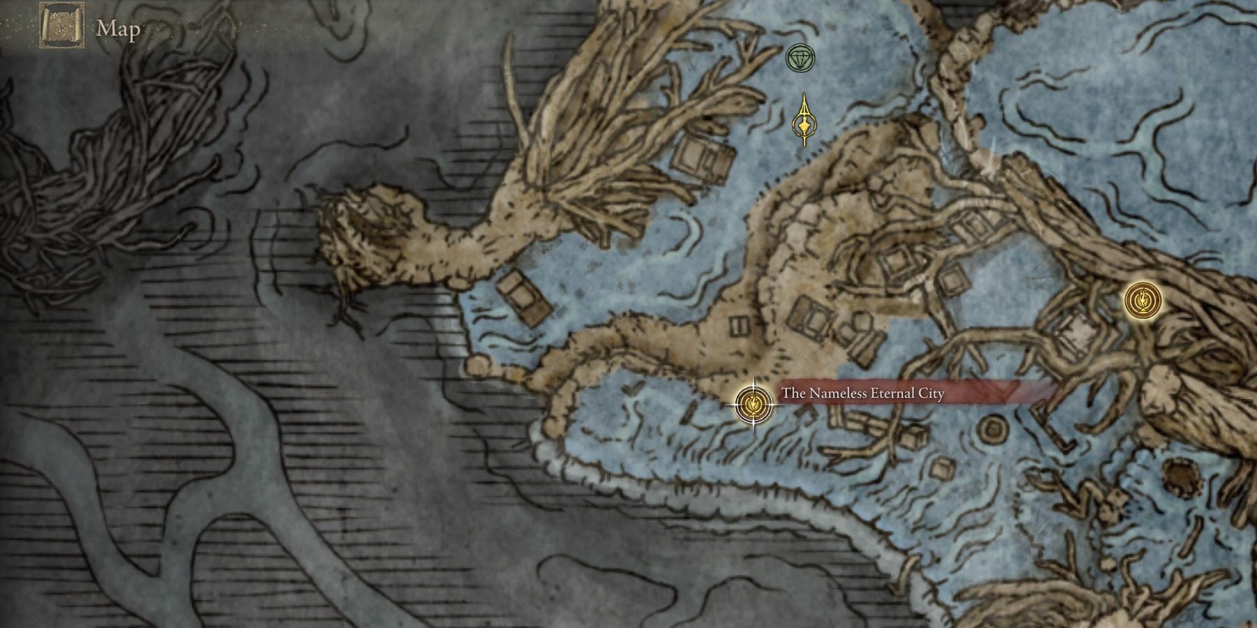 Elden Ring Deeproot Depths map