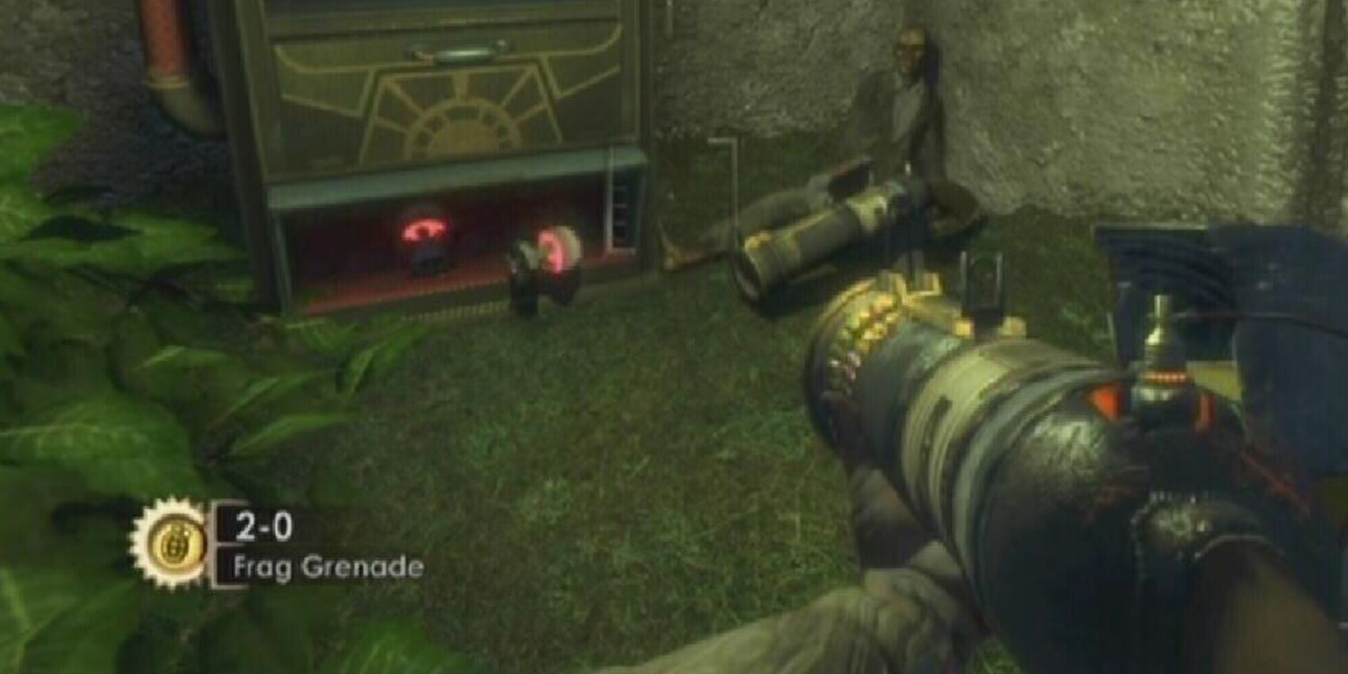 Grenade Launcher In BioShock