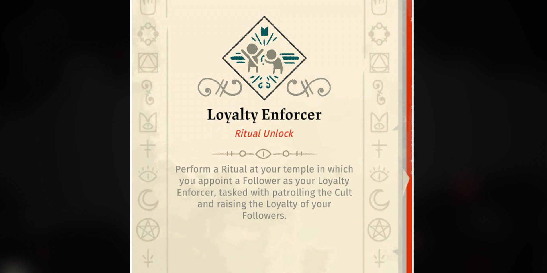 Loyalty Enforcer In Cult Of The Lamb