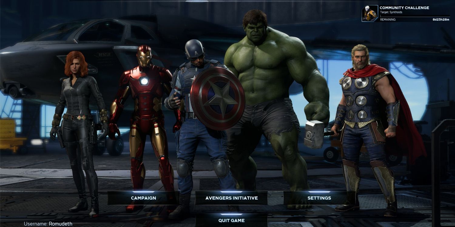 Marvel's Avengers Game Cover Art