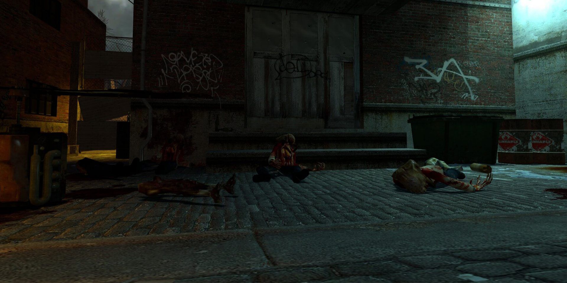 Ravenholm Half Life 2 Headcrabs Dead On Floor