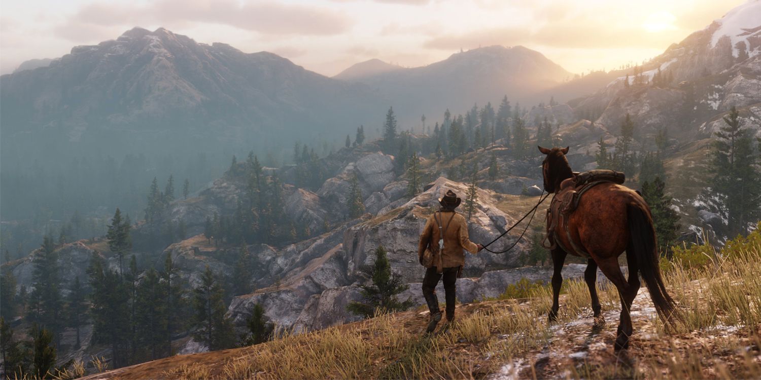 Red Dead Redemption 2 Guy With Horse
