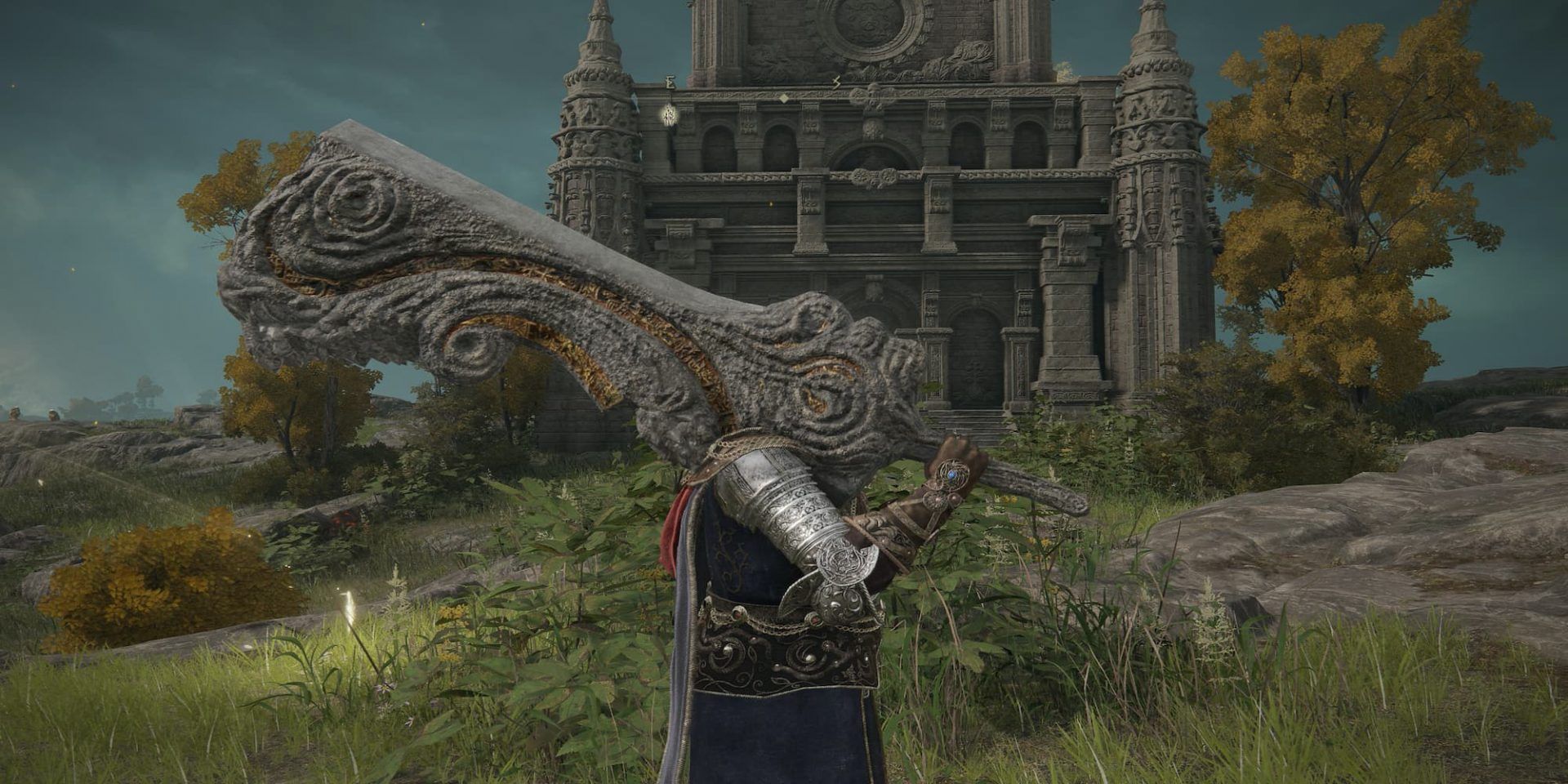 Player Holding Ruins Greatsword