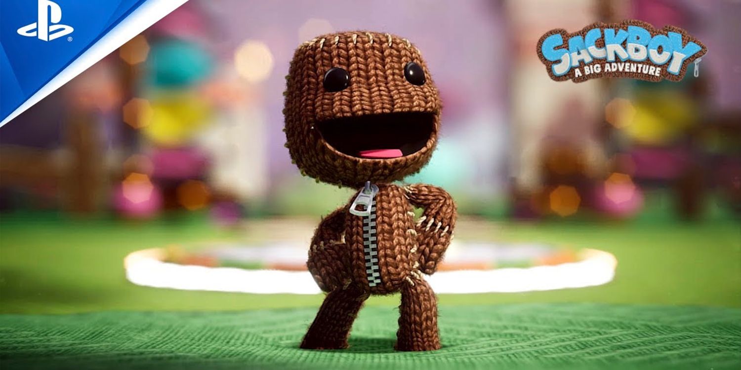 Sackboy Smiling Wide On Game Cover