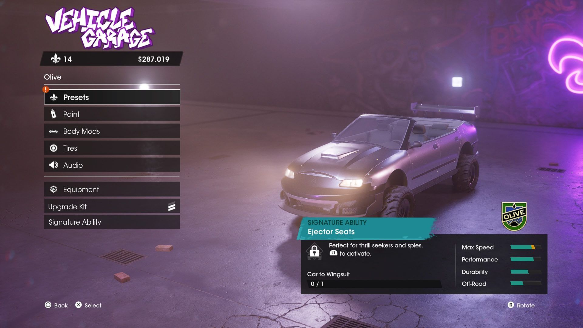 Saints Row How To Upgrade Customize Vehicles