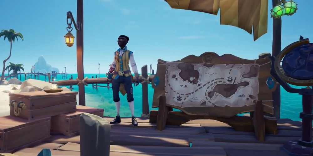 Sea of Thieves - Merchant Alliance Representative by map