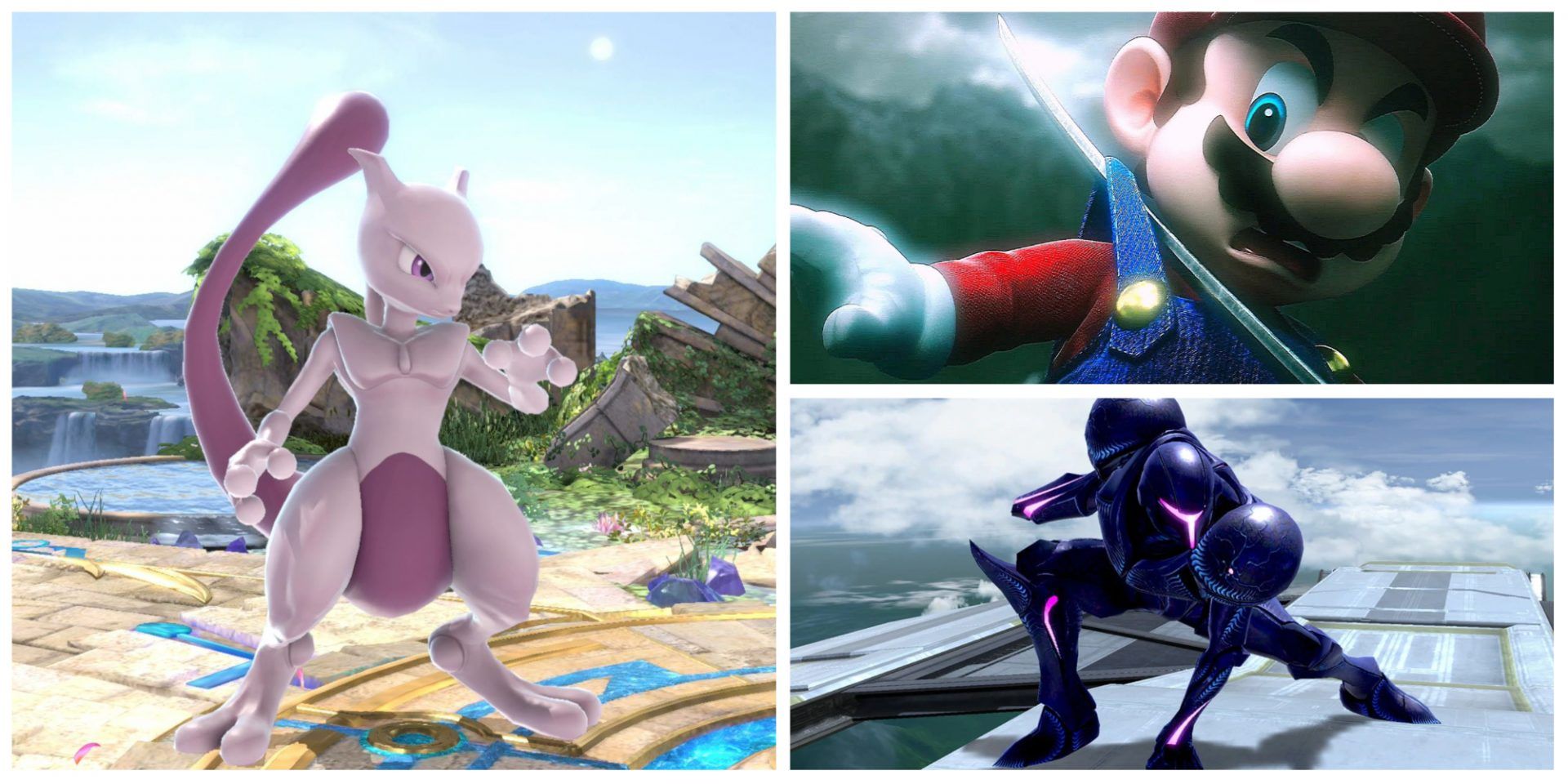 Mewtwo and Dark Samus prepare for war as Mario finds himself on the end of Sephiroth's sword
