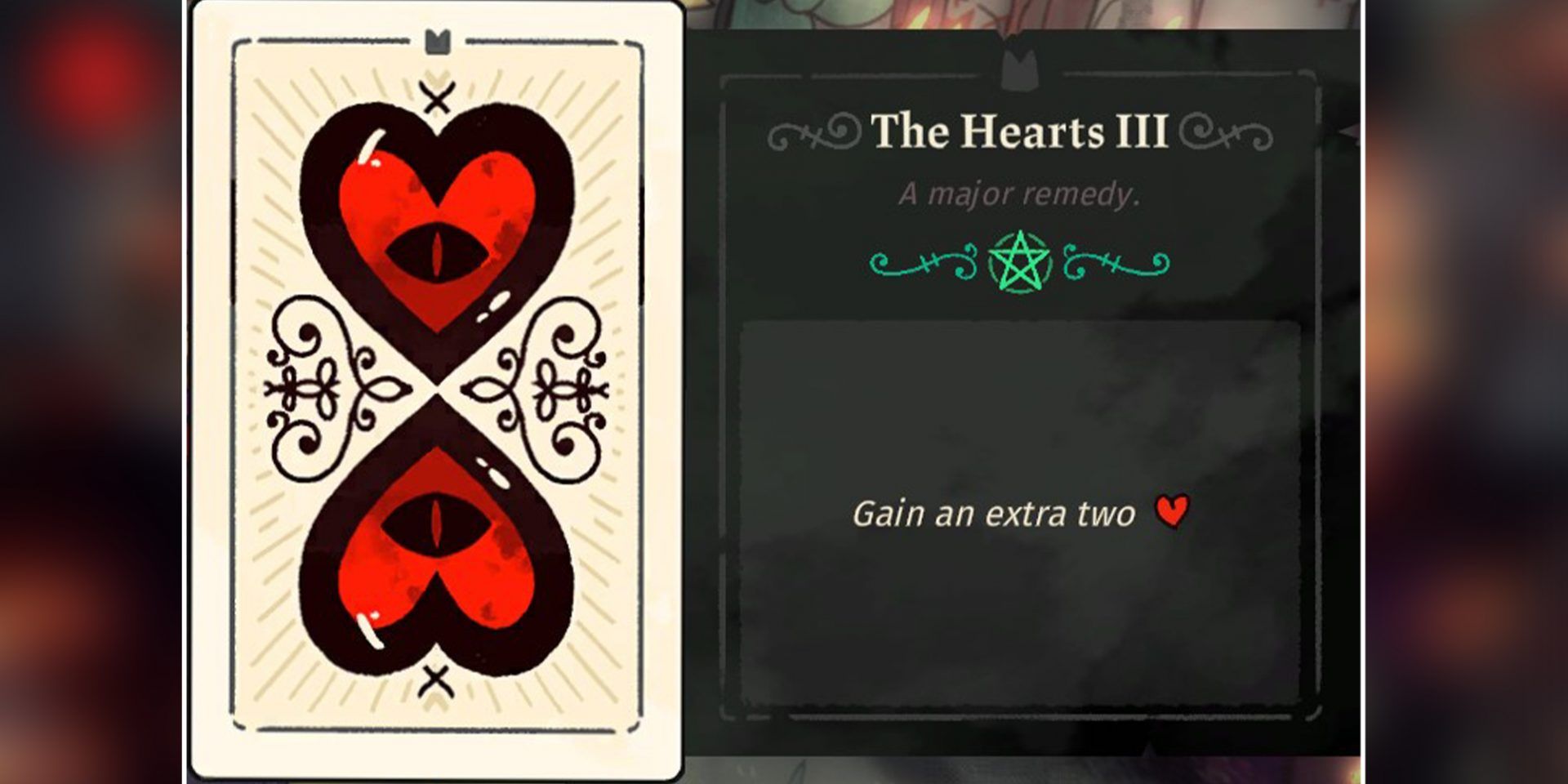 The Hearts III Card In Cult Of The Lamb