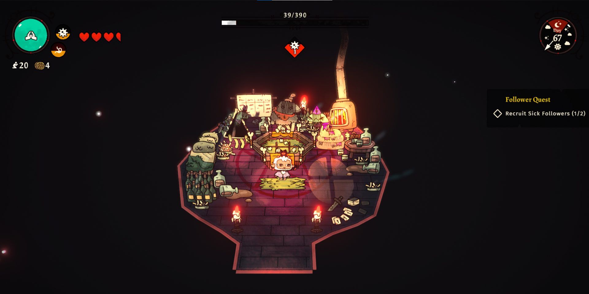 The Lamb In Ratau's House With Players And Knucklebones Table