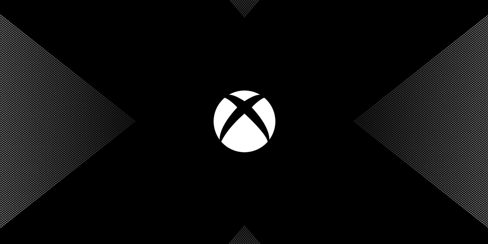 Xbox Logo On Black X Background