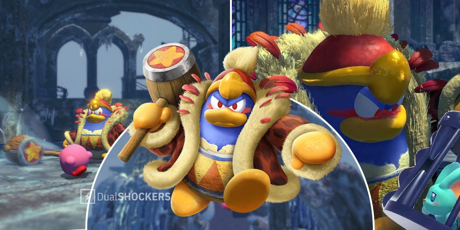 Kirby And The Forgotten Land King Dedede boss battle
