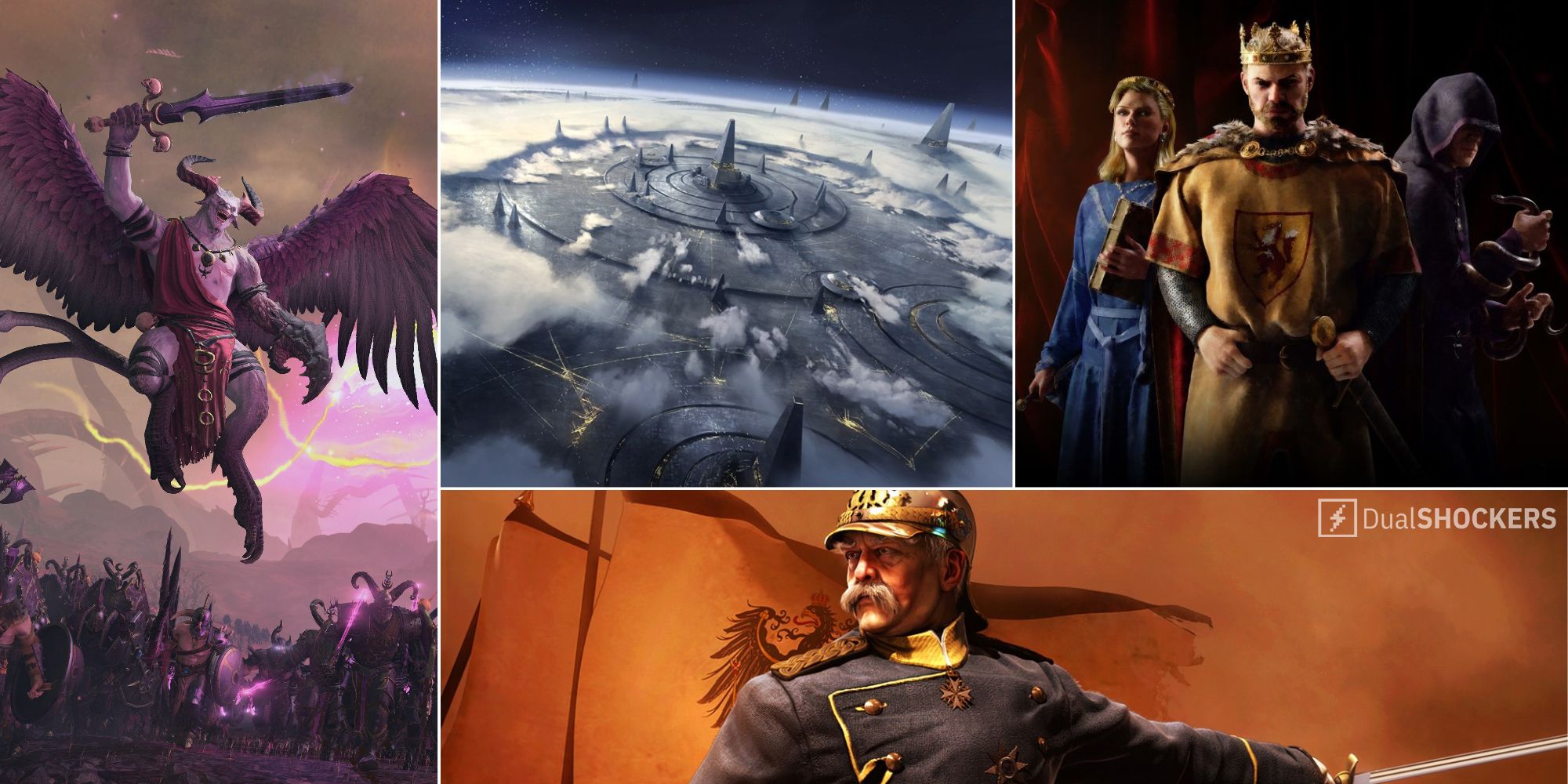 Stellaris, Crusader Kings III, Total War: Warhammer III, and Victoria II