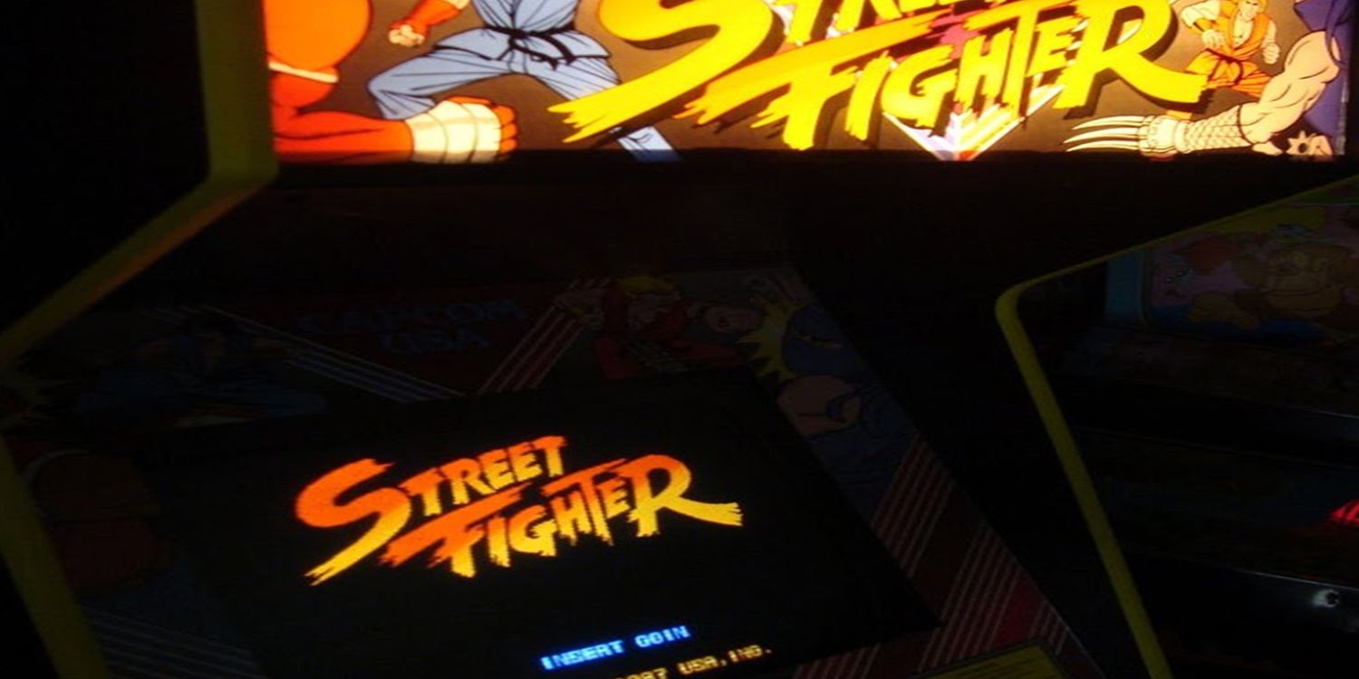 A 1987 Street Fighter Arcade Cabinet