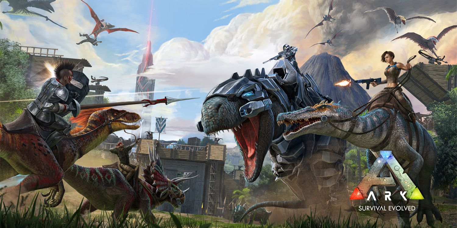 Ark Survival Evolved Cover Art For The Game