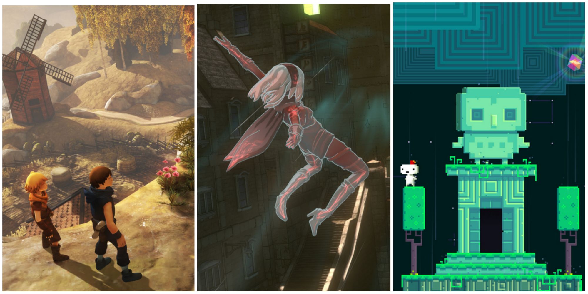 Brothers A Tale Of Two Sons, Gravity Rush, And Fez