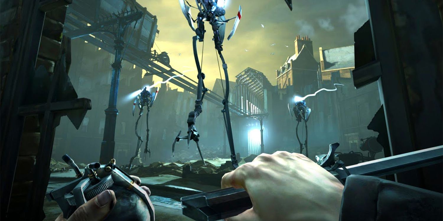 Dishonored Giant Robots People Gameplay